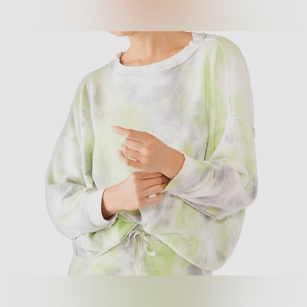 Intimately Free People Kelly Tie Dye Sweatshirt Inside Out Pullover Small